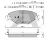 AISIN BPCI-1007 Brake Pad Set, disc brake